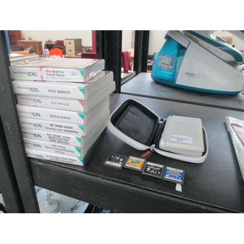 329 - Nintendo DS with 12 games