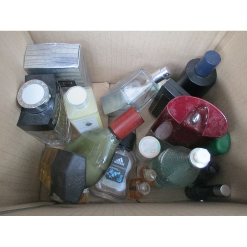 383 - Box of part perfumes/aftershaves