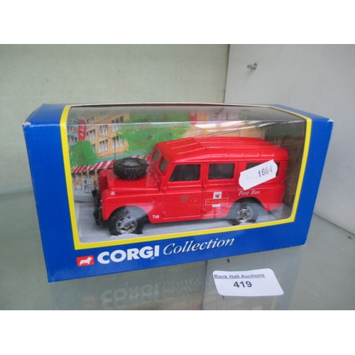 419 - Corgi Collection Royal Mail Land Rover