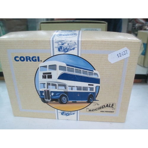 435 - Corgi Rochdale double decker model