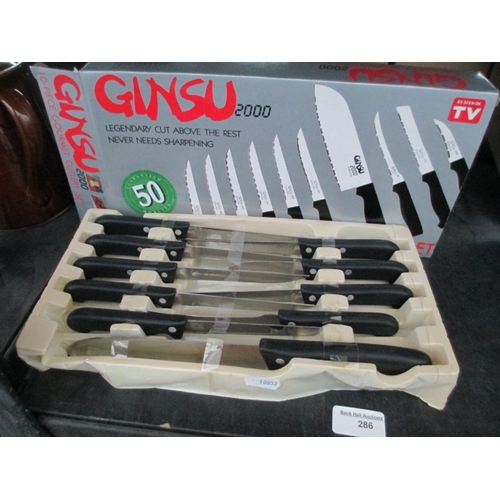 286 - Gensu 2000 knife set