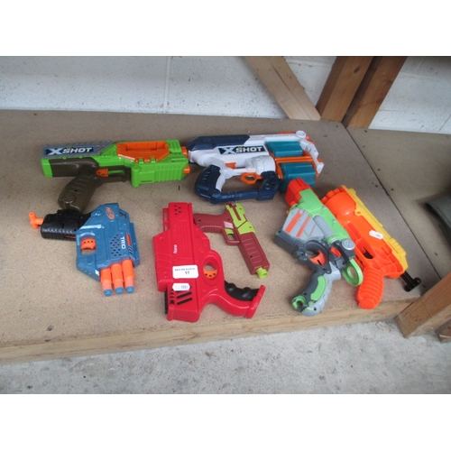 17 - Collection of toy guns