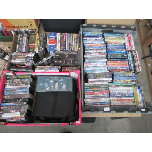 65 - Three boxes of DVDs