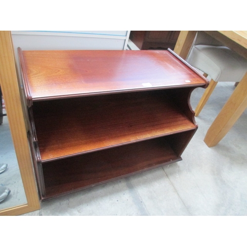 612 - A 3 tier vintage base unit TV stand