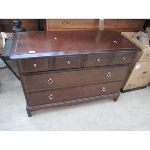 659 - A retro STAG 4 over 2 drawer chest