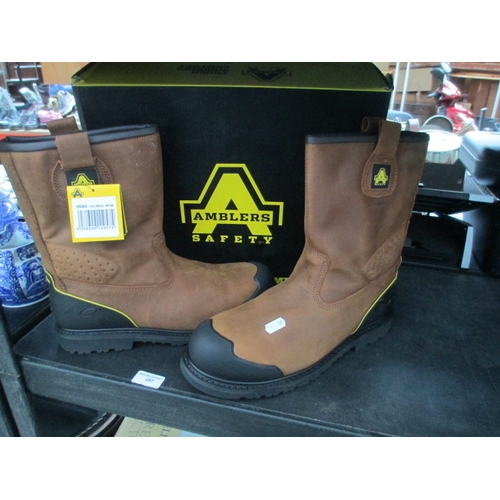 287 - Pair of Amblers Safety rigger boots, size 11