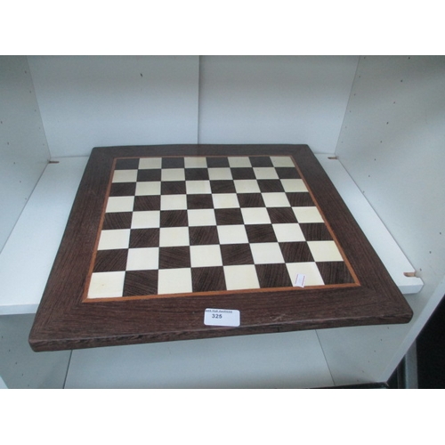 325 - Decorative chess board with marble squares