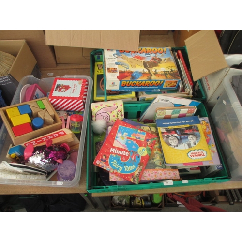 79 - Three boxes inc toys, games, books