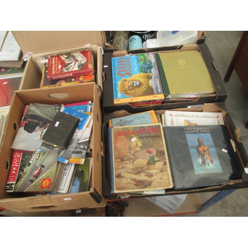 116 - Four boxes of assorted books