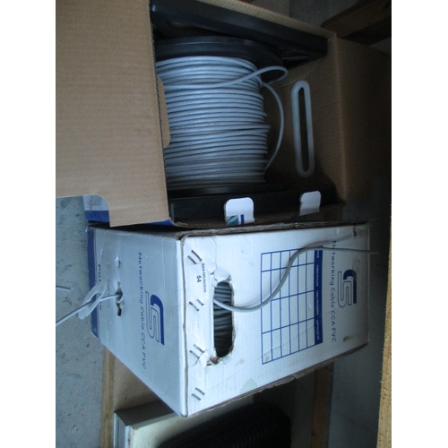 54 - Two boxes of network cable