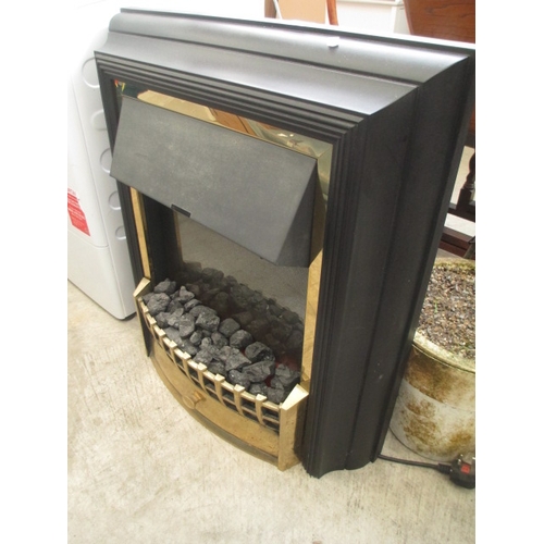 612 - A small electric coal effect DIMPLEX fire, working