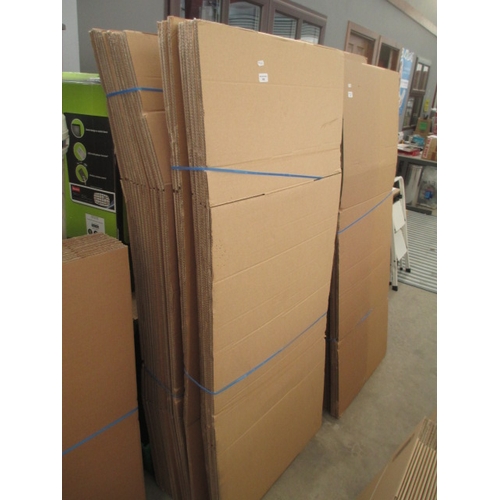 658 - A quantity of as-new flat packed cardboard boxes