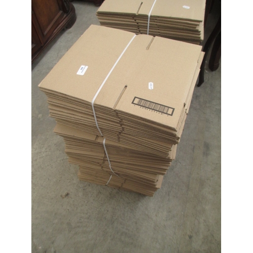 665 - 80 x small as-new cardboard boxes