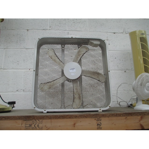 11 - Box fan, working