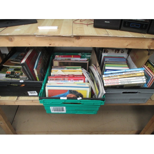 37 - Three boxes of assorted books and magazines. Mostly tram and bus related