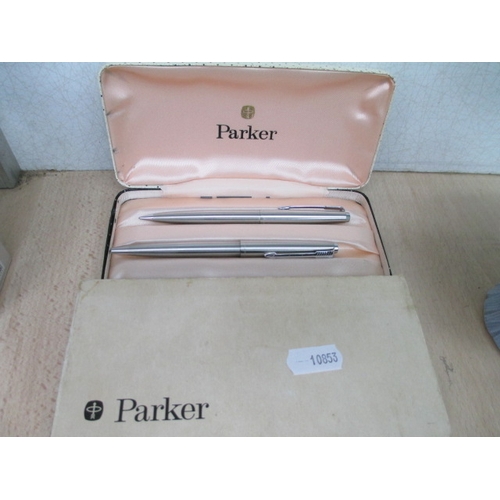 Parker pen and pencil set