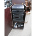 A 5 piece retro AIWA stacking stereo set in cabinet