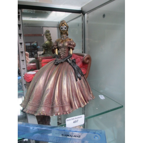 497 - Classic lady figurine