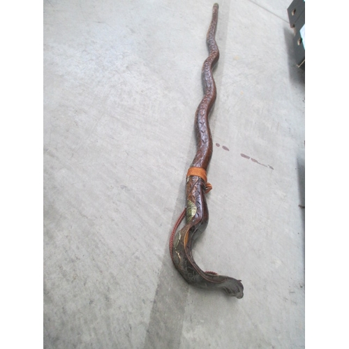 501 - Walking stick in the form of a serpent