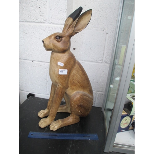 505 - Large Hare figurine, 22