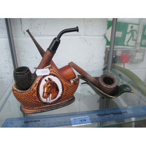 436 - Vintage smokers pipes