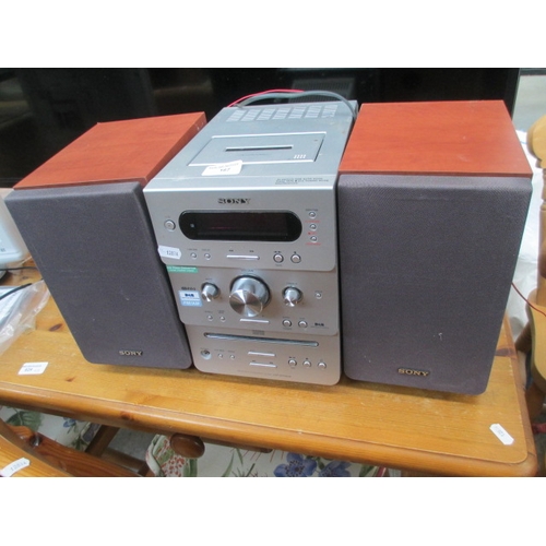 167 - Sony Stereo system, powers up