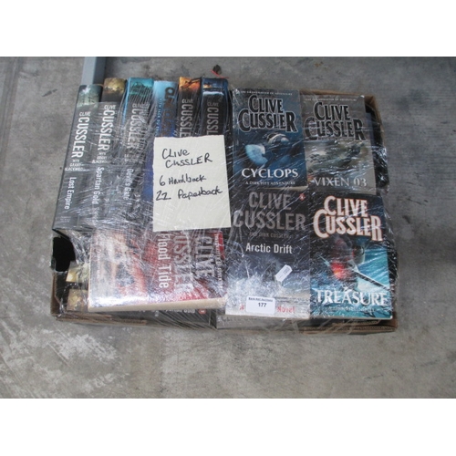 177 - Box of 28 Clive Cussler books