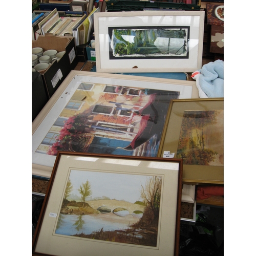 A quantity of assorted pictures