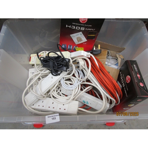 Box of extension sockets