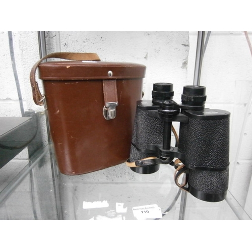119 - Carl Zeiss 7x50 binoculars with case