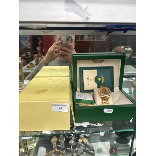 62 - Boxed branded watch