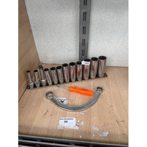 90 - Snap-On sockets, spanner and screwdriver
