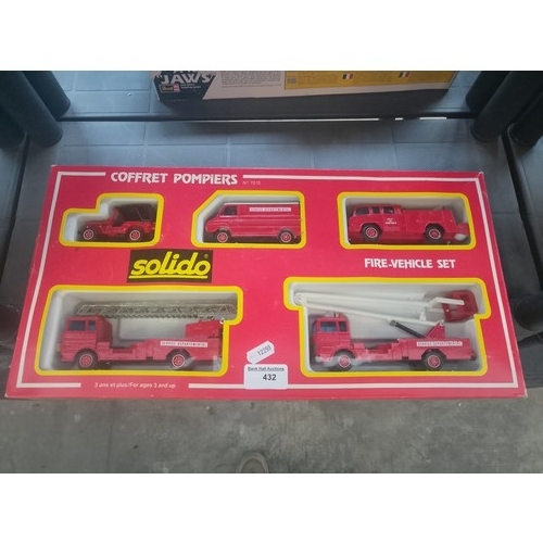 Solido fire vehicle set