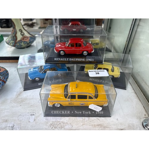 38 - Four model cars