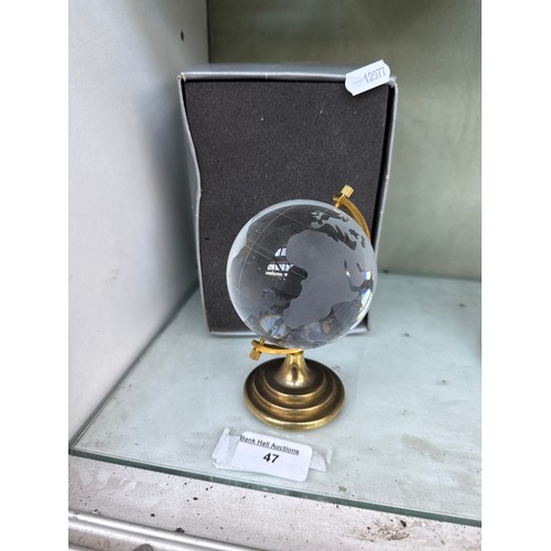 47 - Decorative glass globe