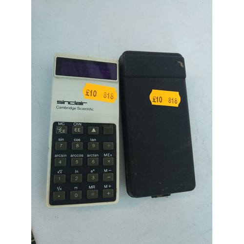 59 - Vintage Sinclair calculator