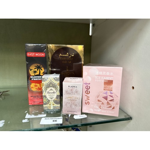 66 - Five assorted fragrances