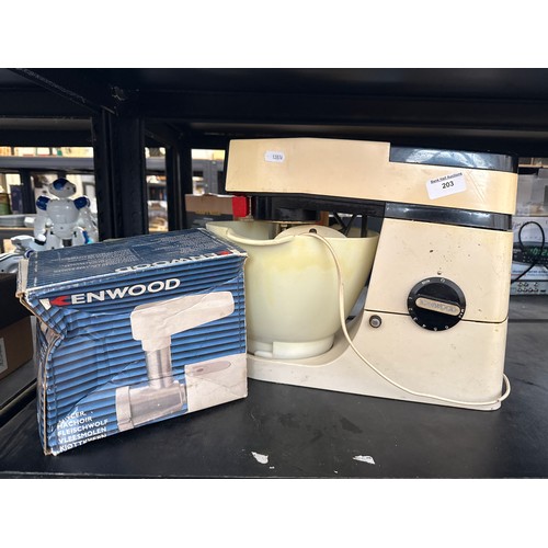 203 - Kenwood chef and Kenwood mincer