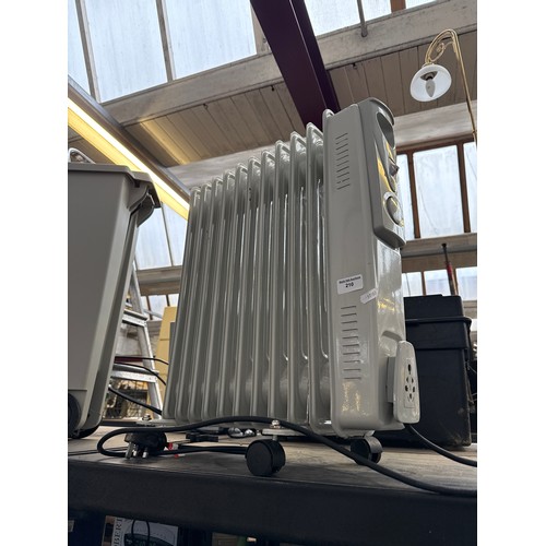 210 - Small oil filled radiator