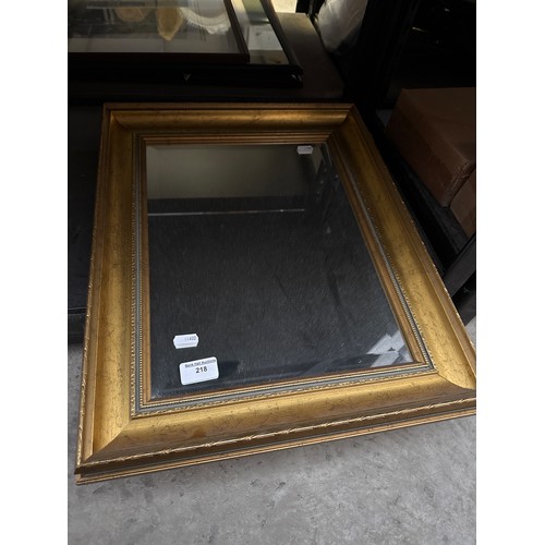 218 - Gilt framed mirror