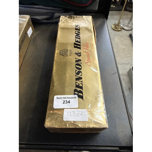 234 - Sleeve of 200 Benson & Hedges cigarettes