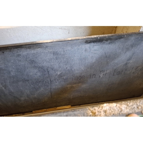 80 - Four large pieces of Italian marble including at least two bar tops, all with polished tops (4)