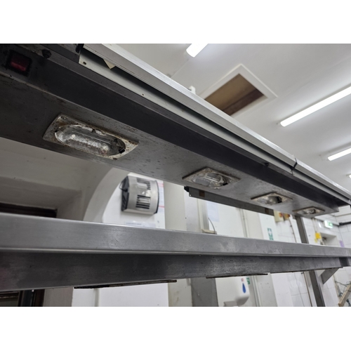 17 - Duel heated, commercial 3-tier food and plater warmer by Custom