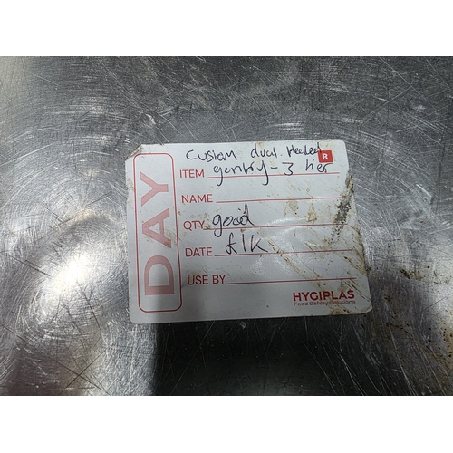 17 - Duel heated, commercial 3-tier food and plater warmer by Custom