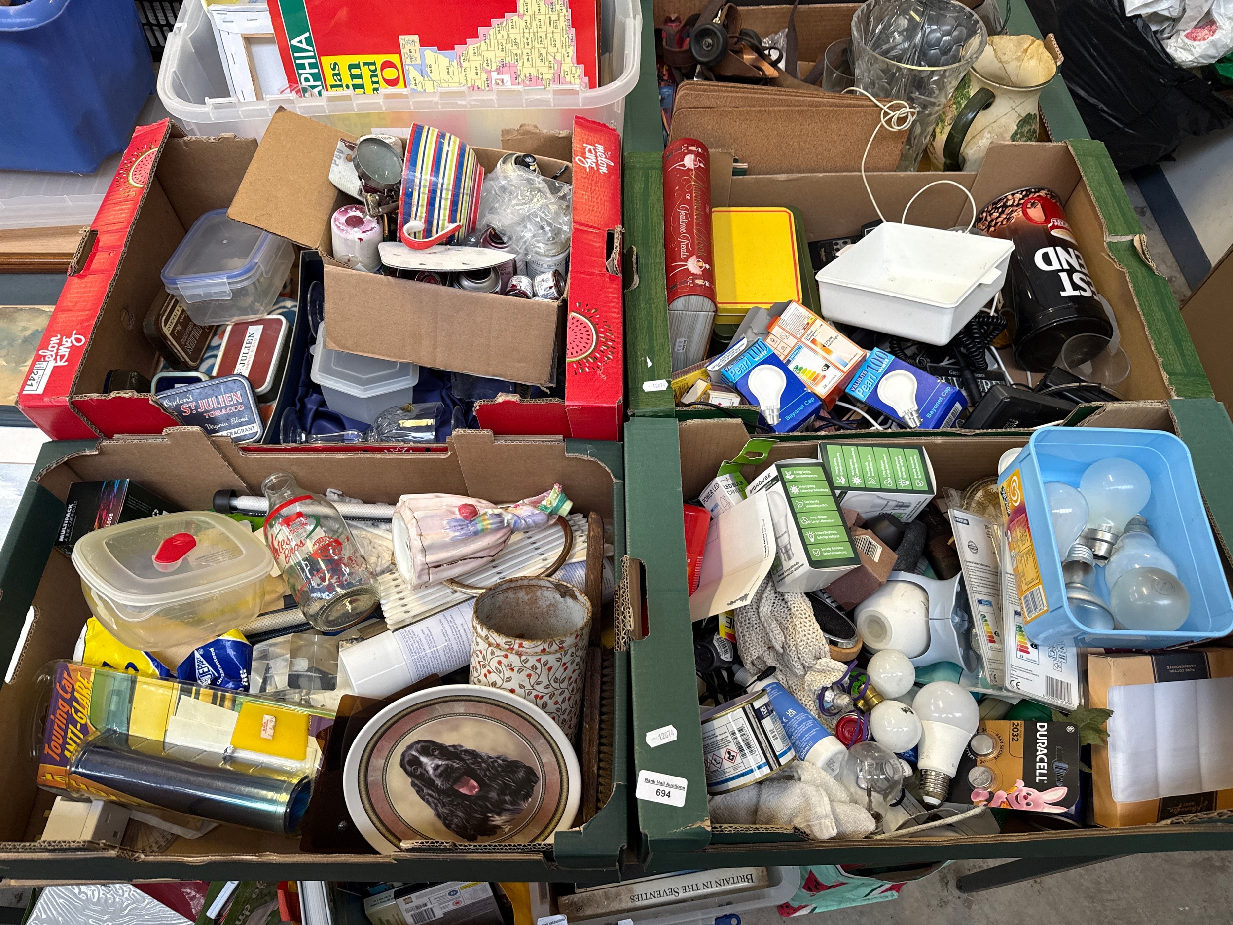 Four boxes of Misc