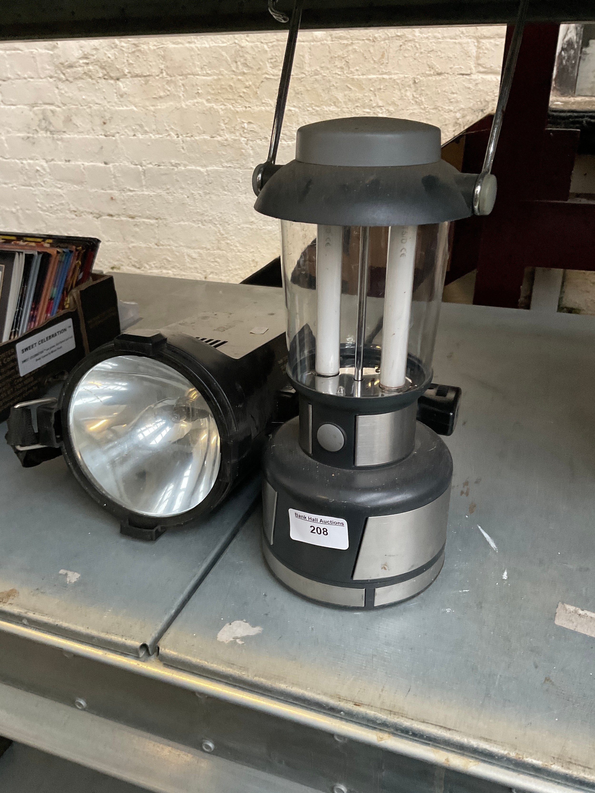 Large torch and camping lantern