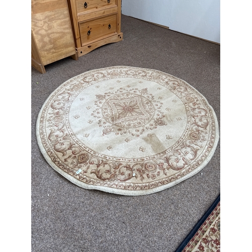 Vintage circular rug