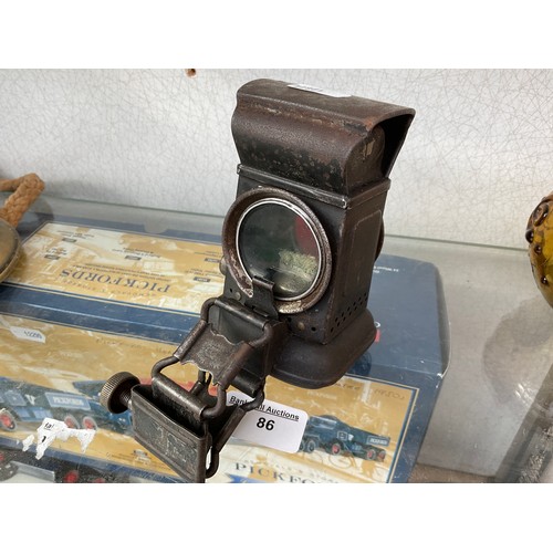 86 - Antique paraffin bike light