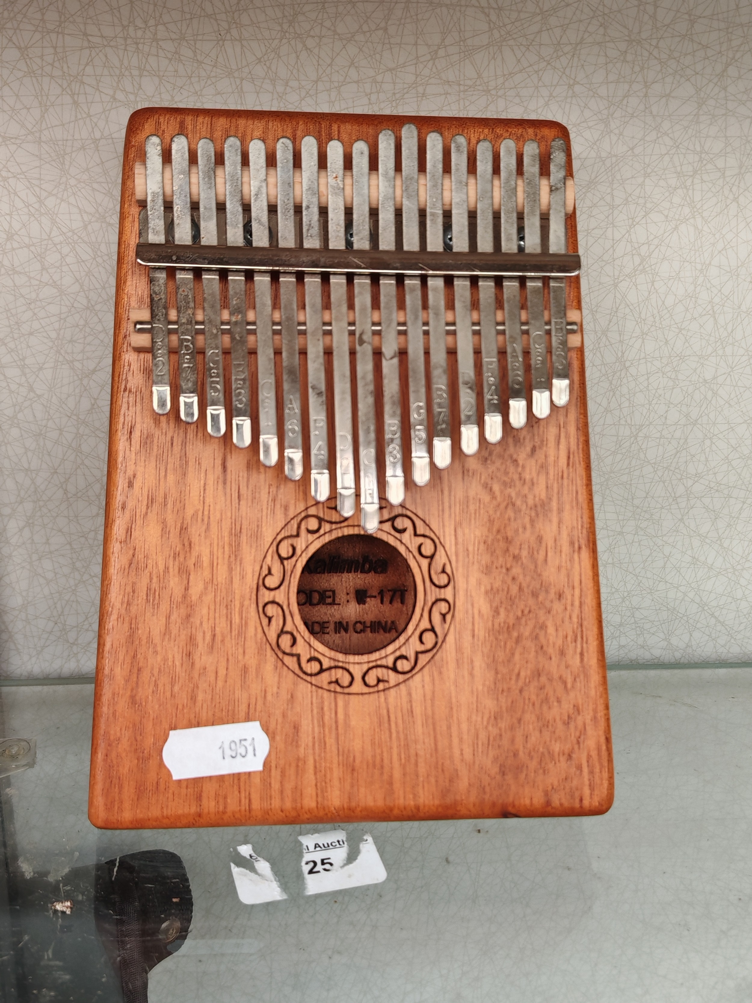 17 key mahogany kalimba