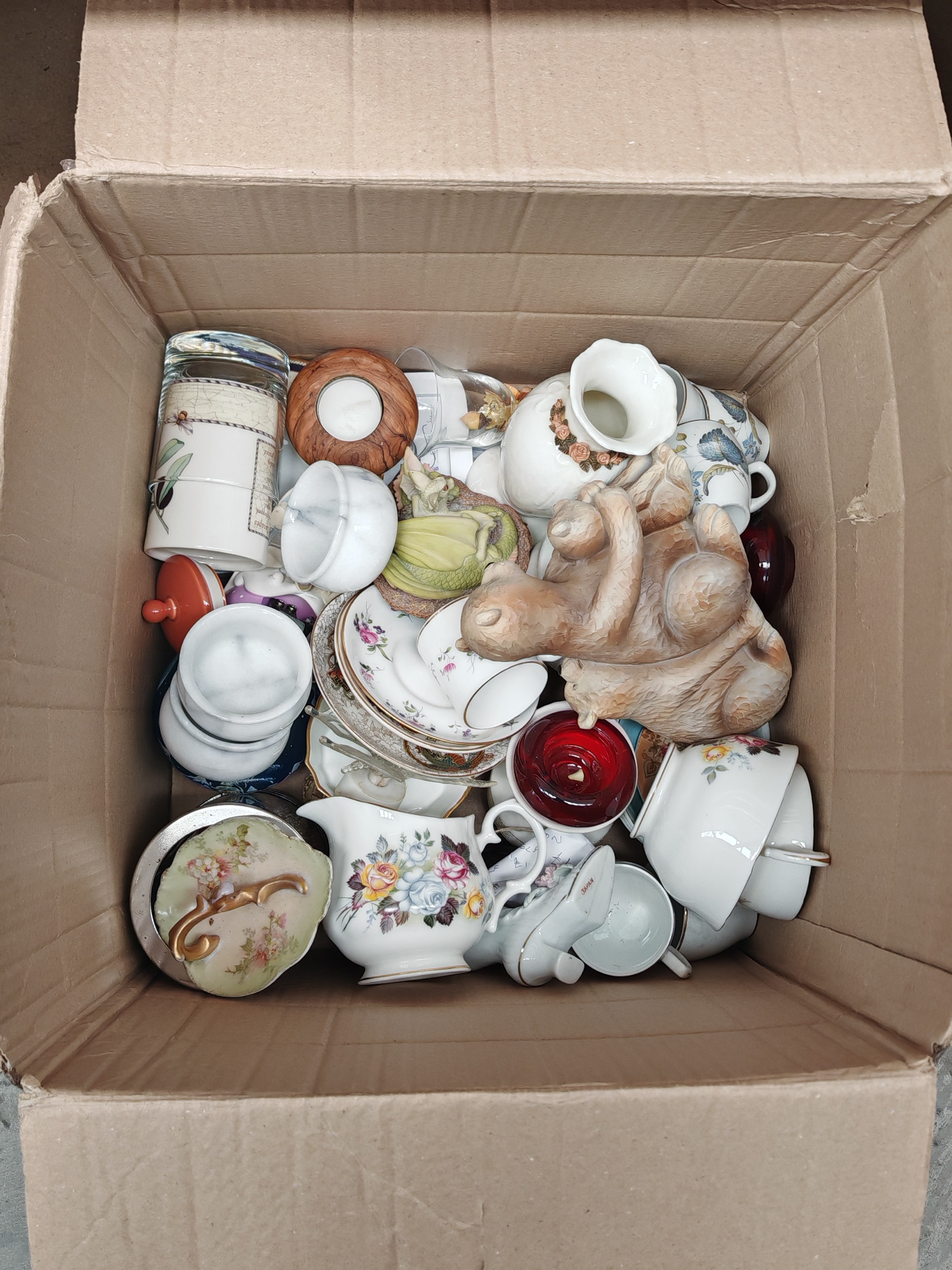 Box inc china, ornaments, etc